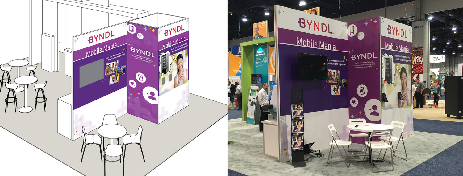 BYNDL B2B Trade Show Booth BYNDL B2B Trade Show Booth