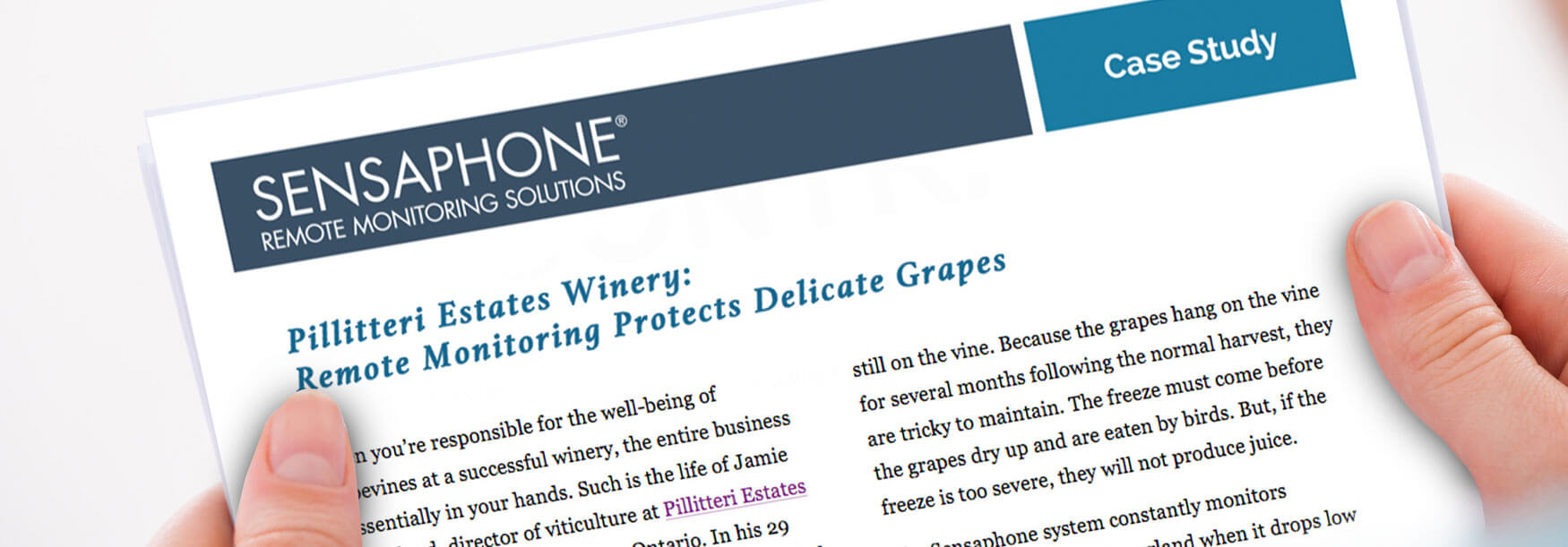 Sensaphone Case Study Sensaphone Case Study
